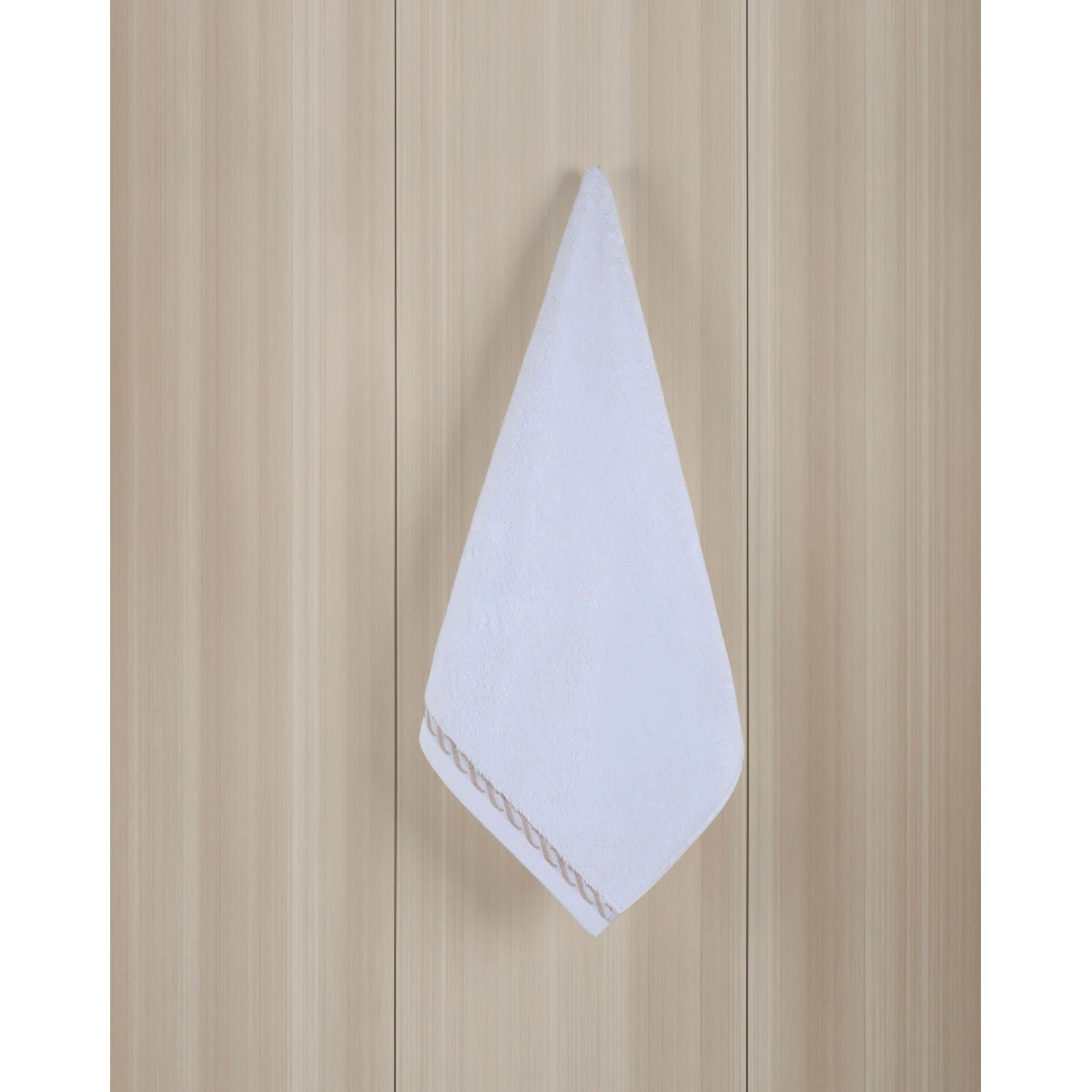 Manamo Bland Face Towel Cotton White Luxury 50x85 cm