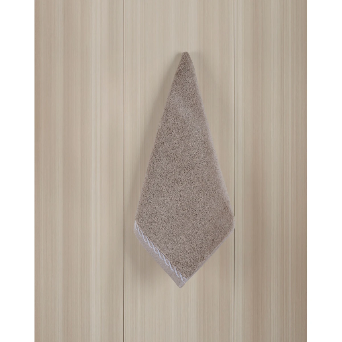 Manamo Bland Face Towel Cotton Beige Luxury 50x85 cm