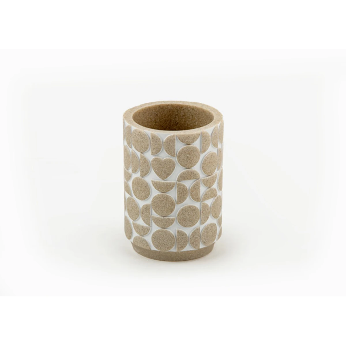 Manamo Linyi Toothpaste Dispenser Polyresin Mink  7.9x7.9x10.9 cm