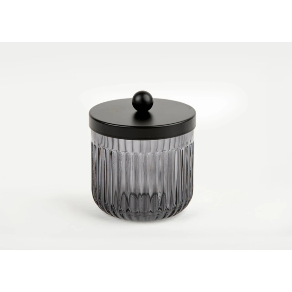 Manamo Diamond Cotton Cover Glass Black  9.5x9.5x11 cm