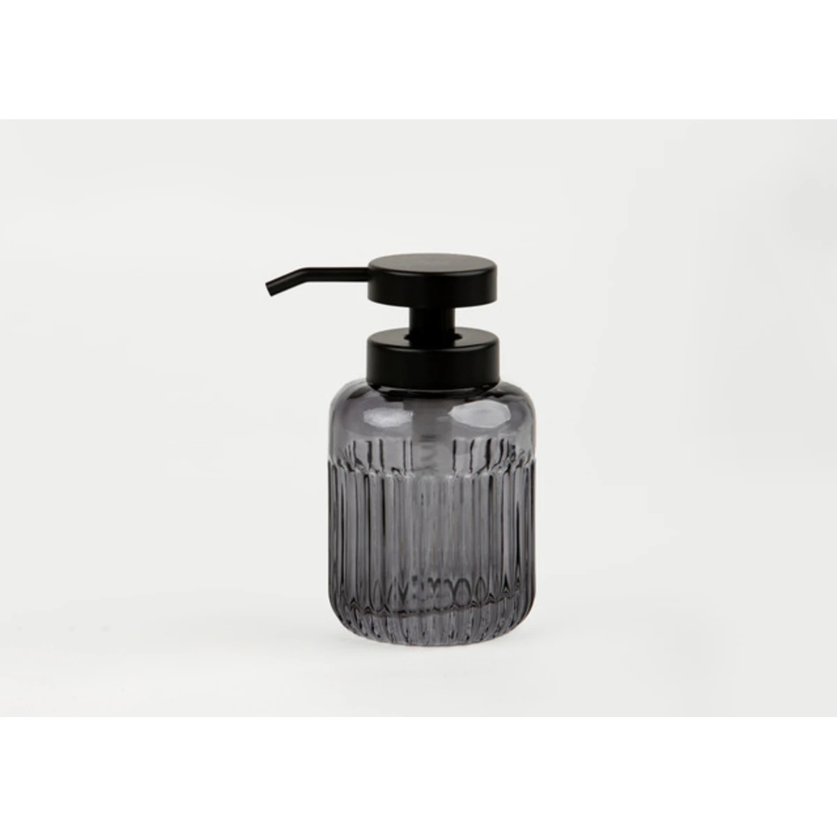 Manamo Diamond Liquid Soap Dispenser  Glass Black  8.2x8.2x14.6 cm
