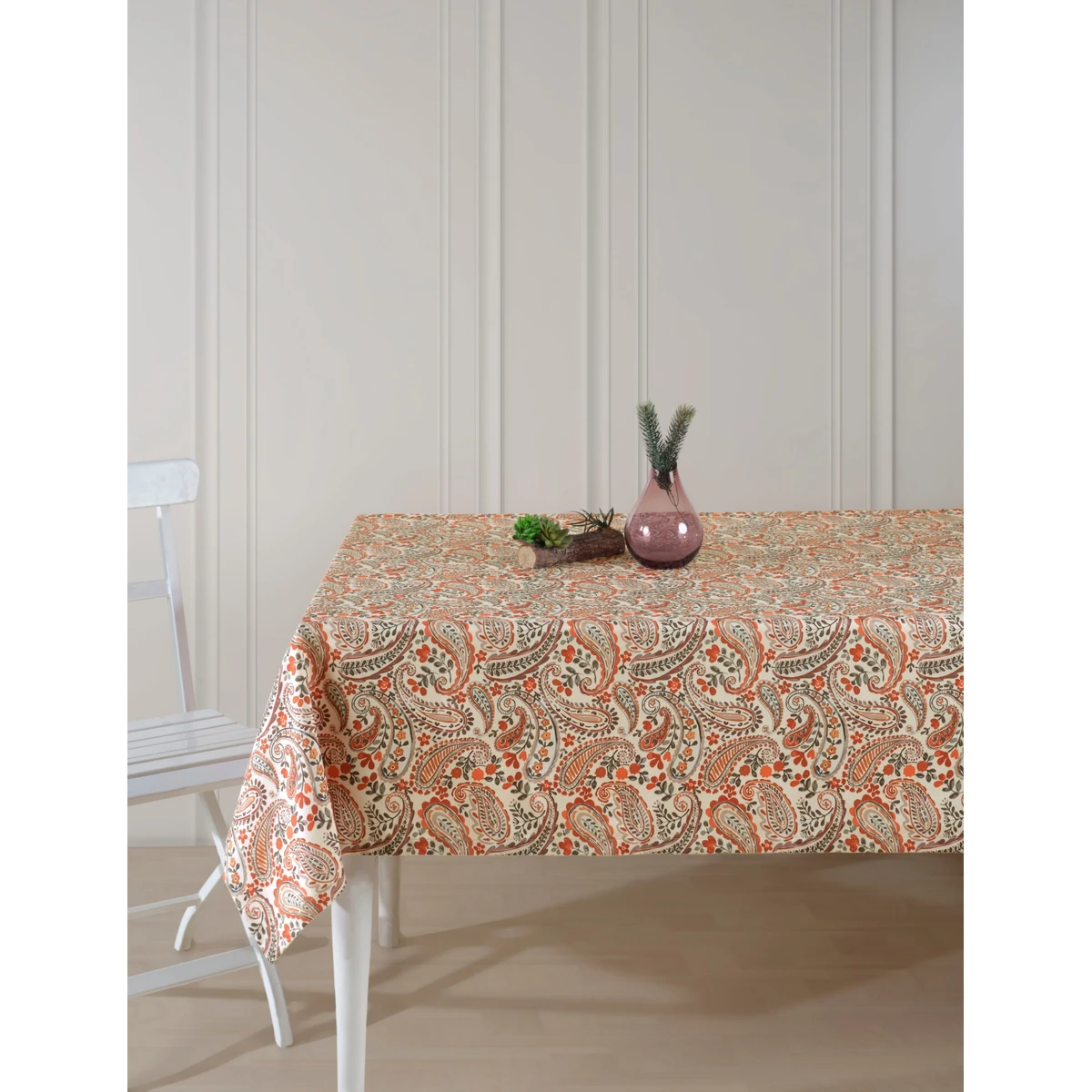Manamo Shawl Table Cloth Digital Print Polyester  140x250 cm