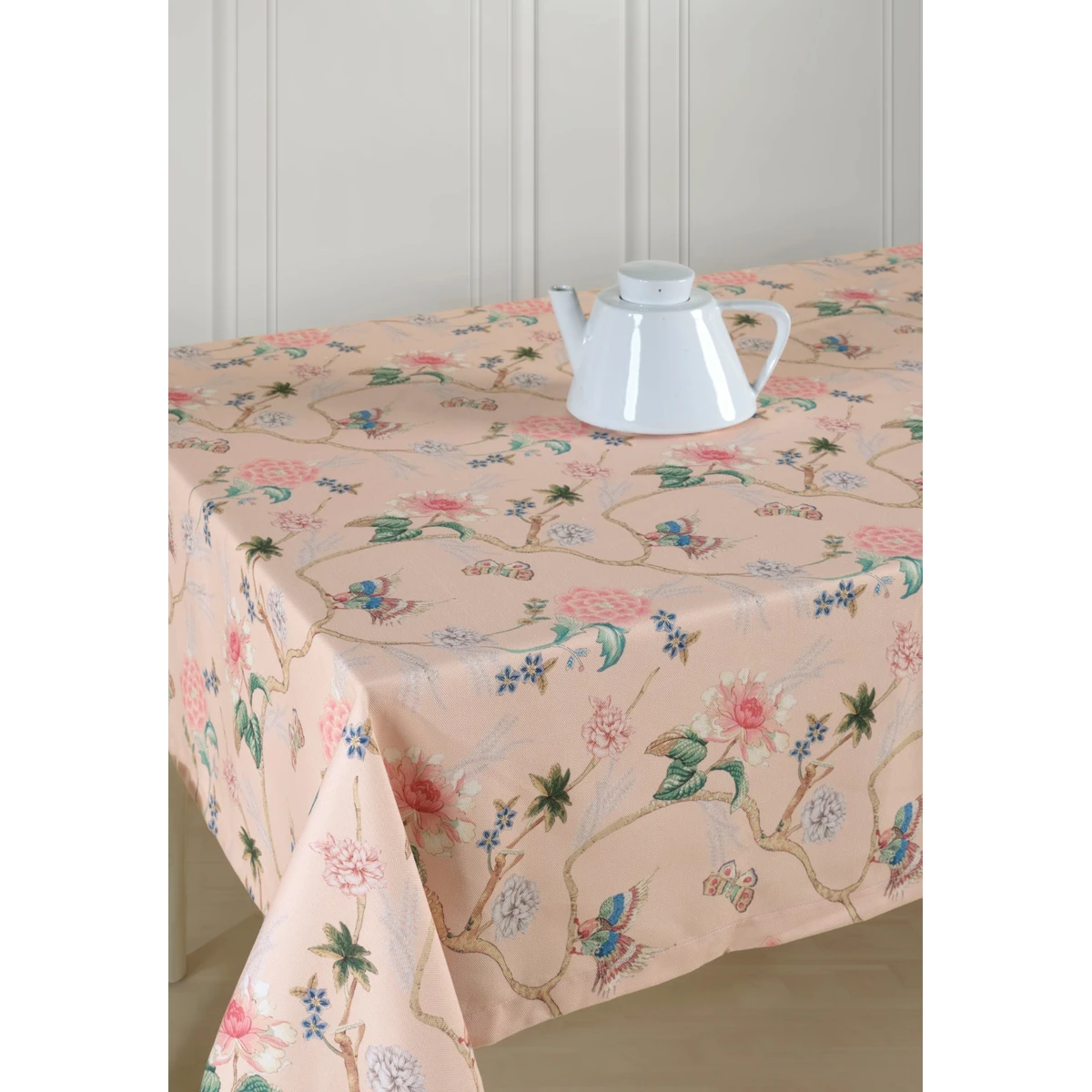 Manamo Spring Bird Table Cloth Digital Print Polyester  140x250 cm
