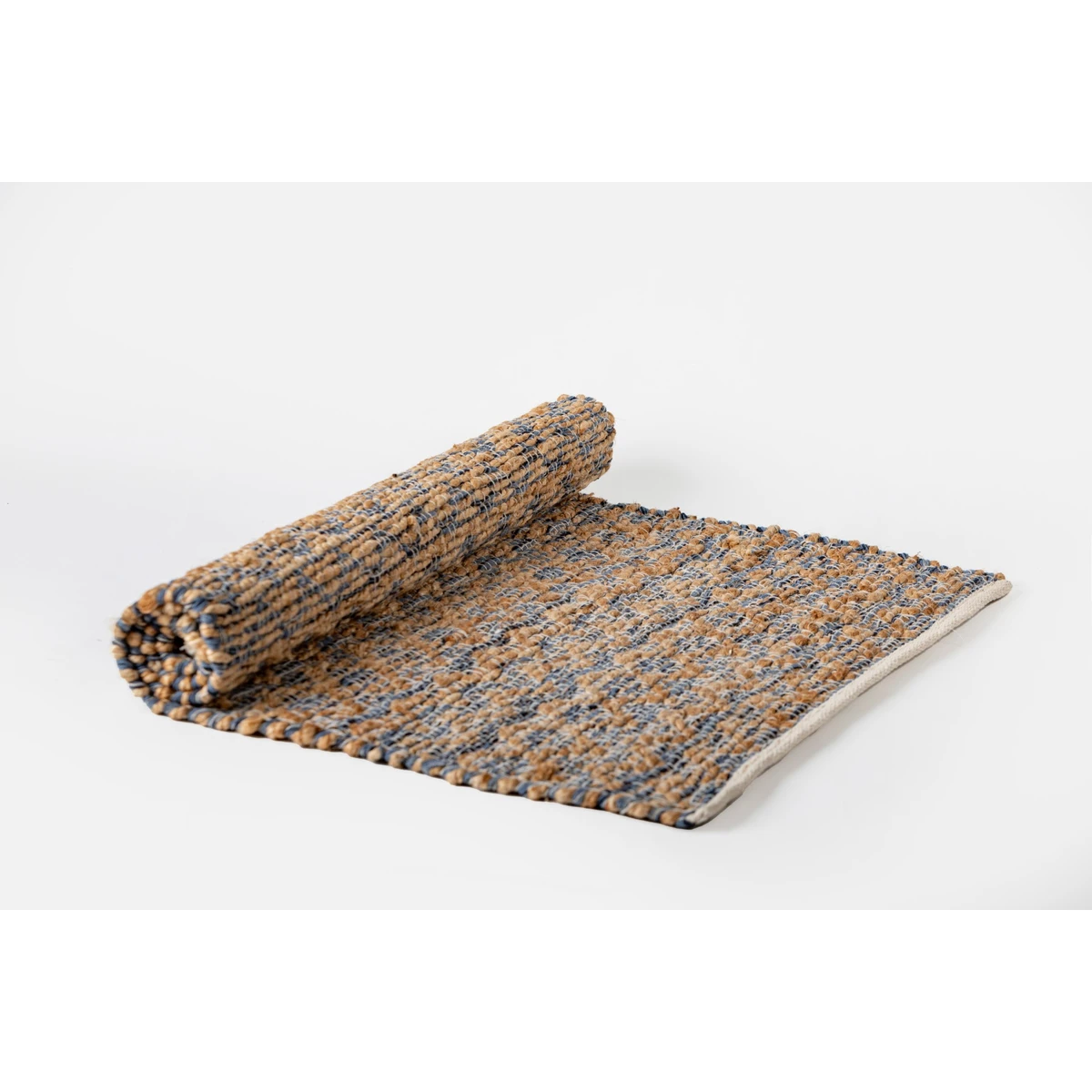 Manamo Lena Carpet Jute Denim Natural/Blue 80x130 cm