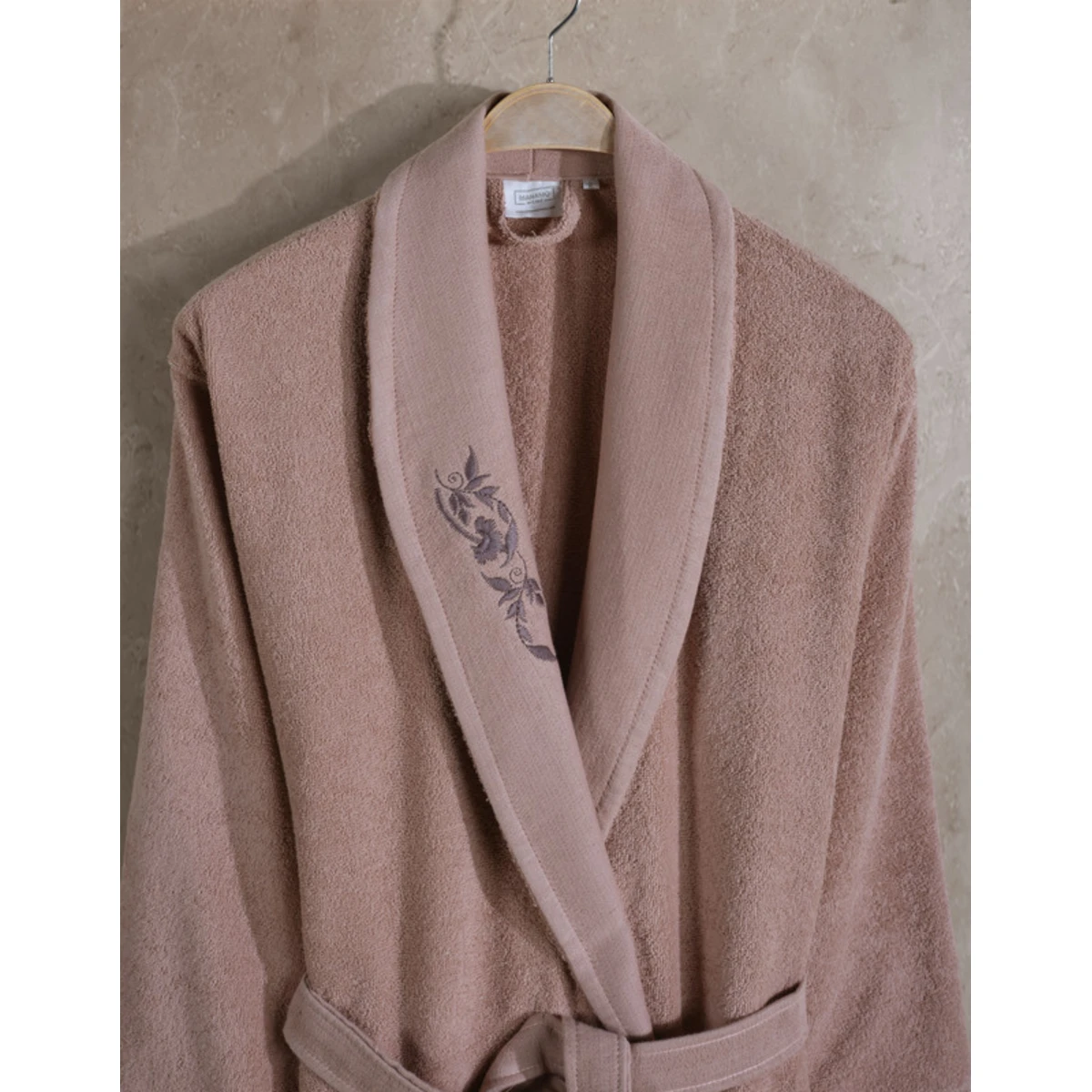 Manamo Elain Bathrobe Cotton Blush S/M