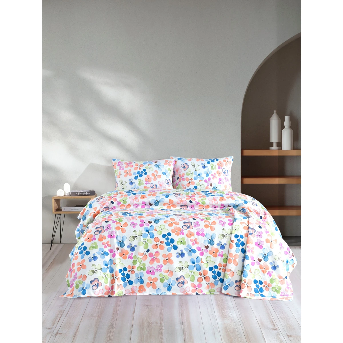Manamo Laura Digital Printed Pike Bedspread 200x220   