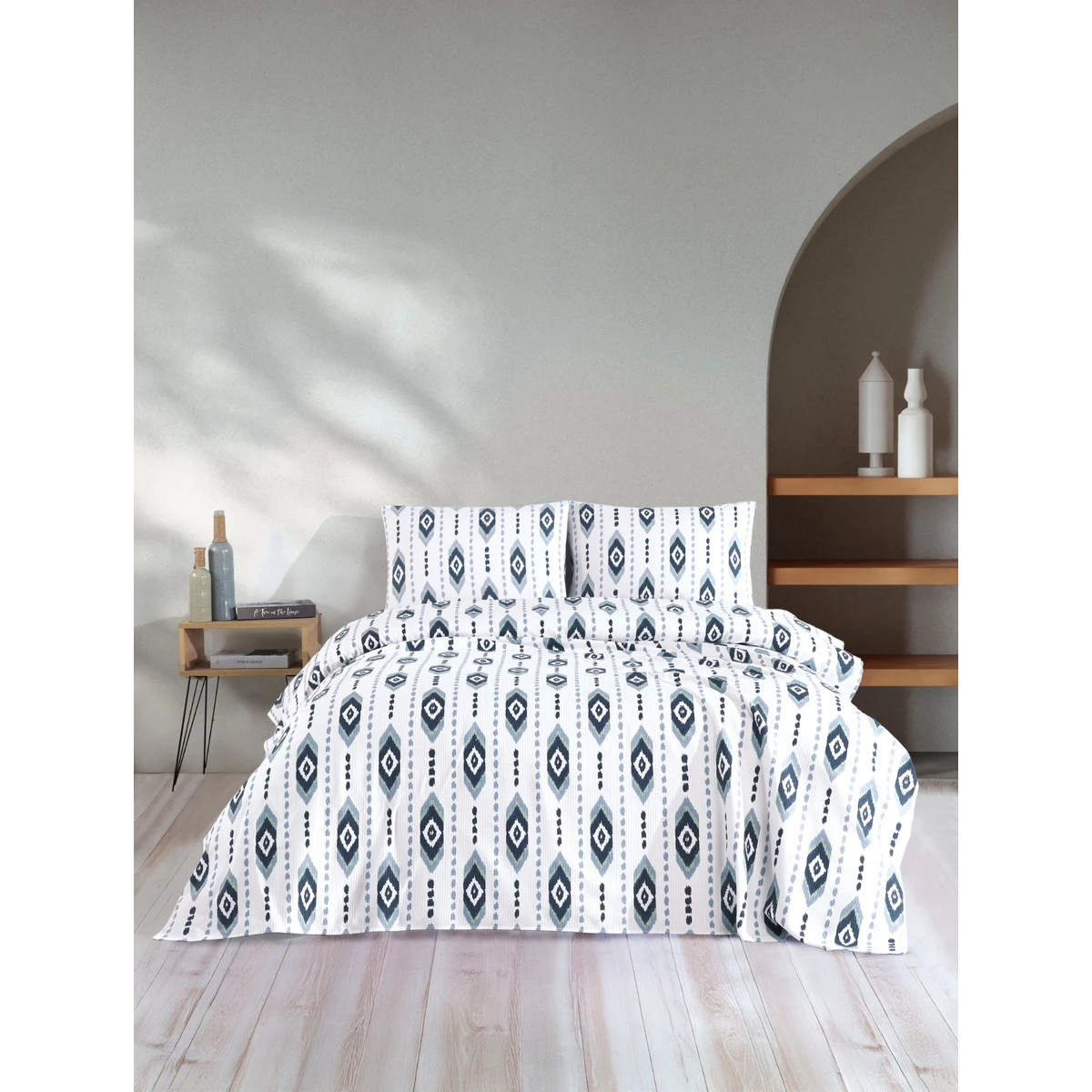 Manamo Shannon Digital Printed Pike Bedspread 160x220  