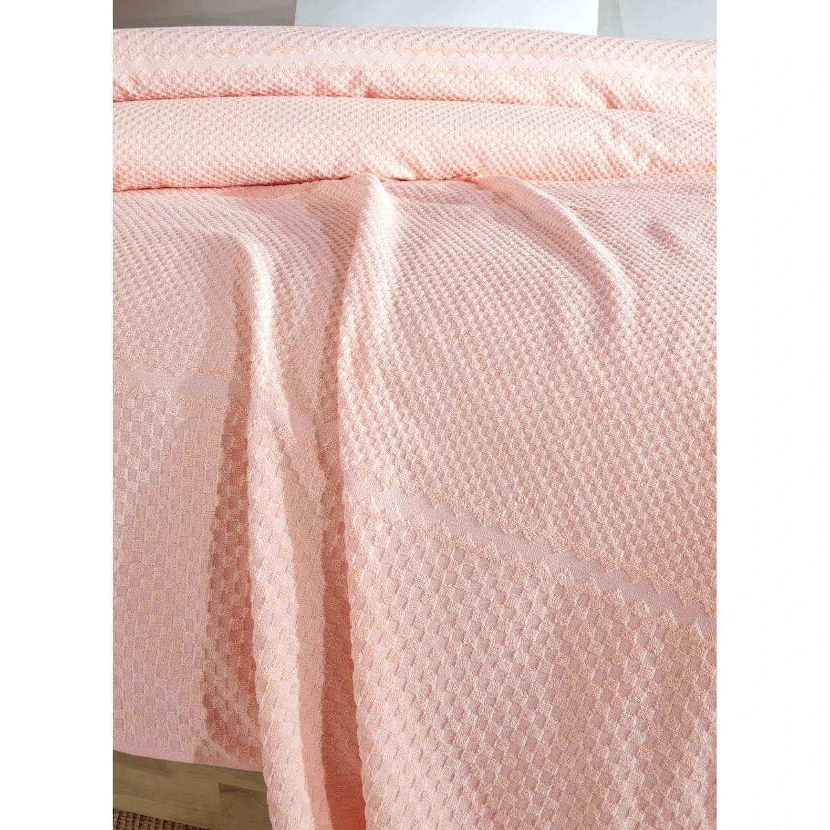 Manamo Kent Pike Cotton Towel Blush Double Size 220x240 cm 