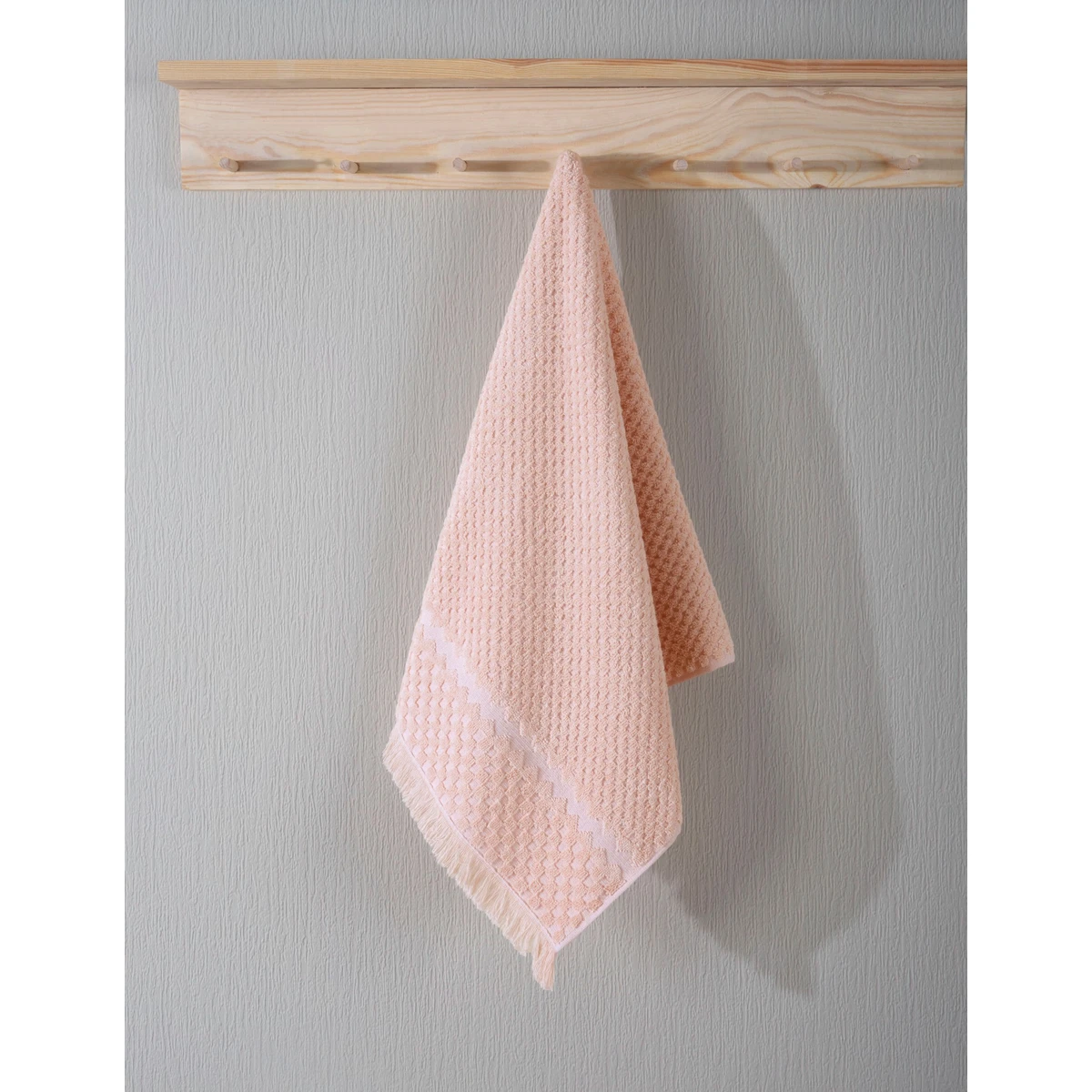 Manamo Kent Face Towel Cotton Blush Jacquard 50x85 cm