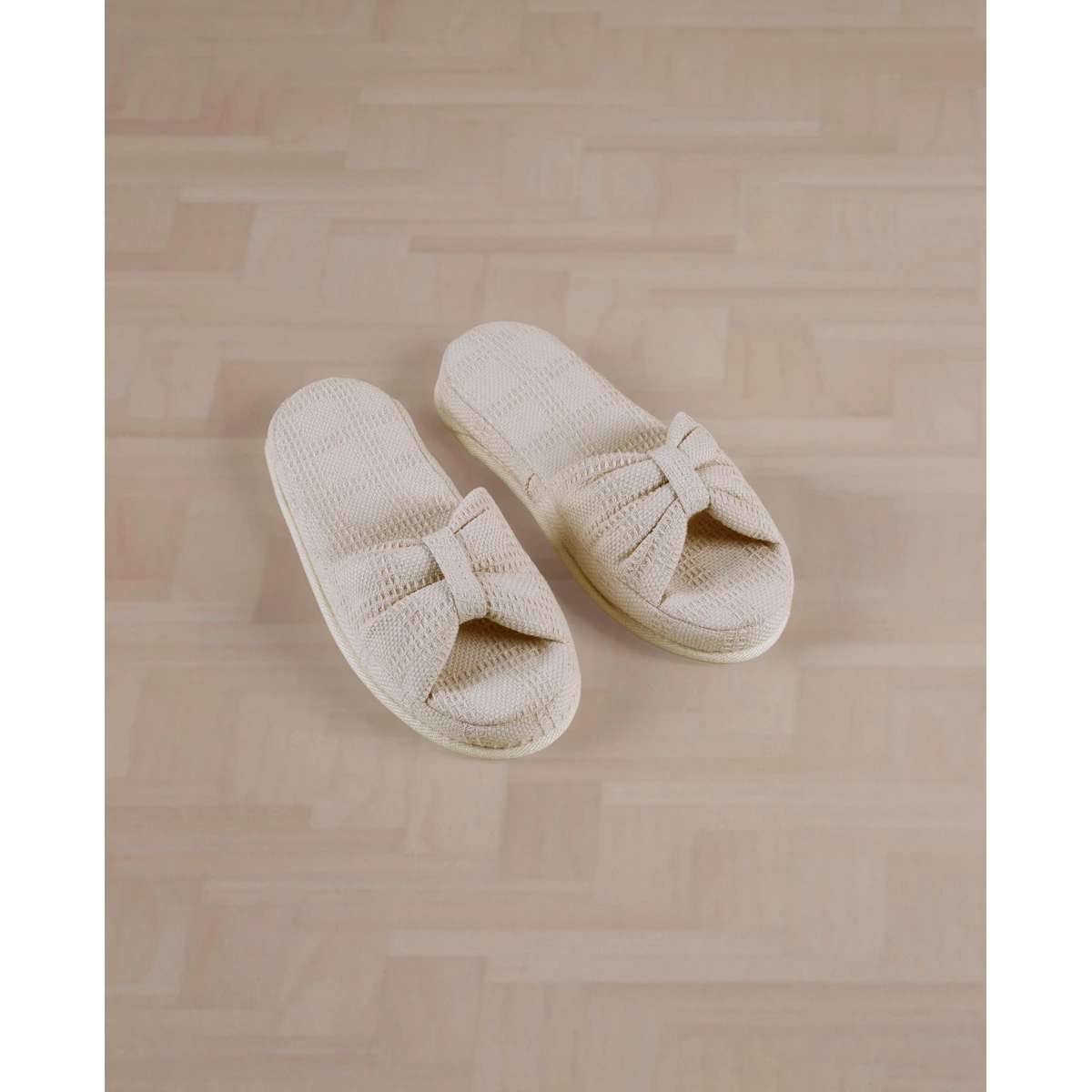 Manamo Roma Slipper Waffle Cotton Linen  37-39