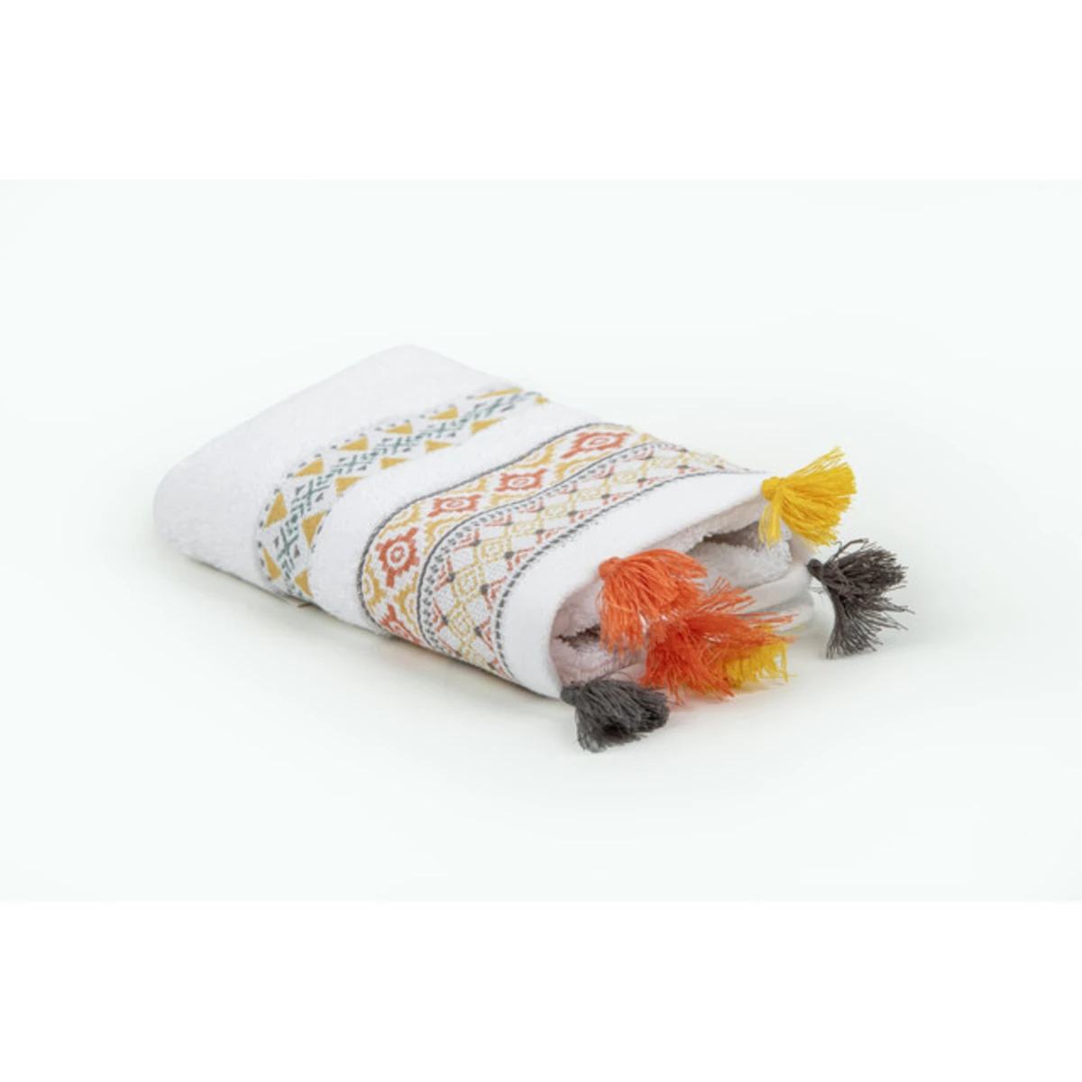 Manamo Linyi Hand Towel Cotton White  30x50 cm