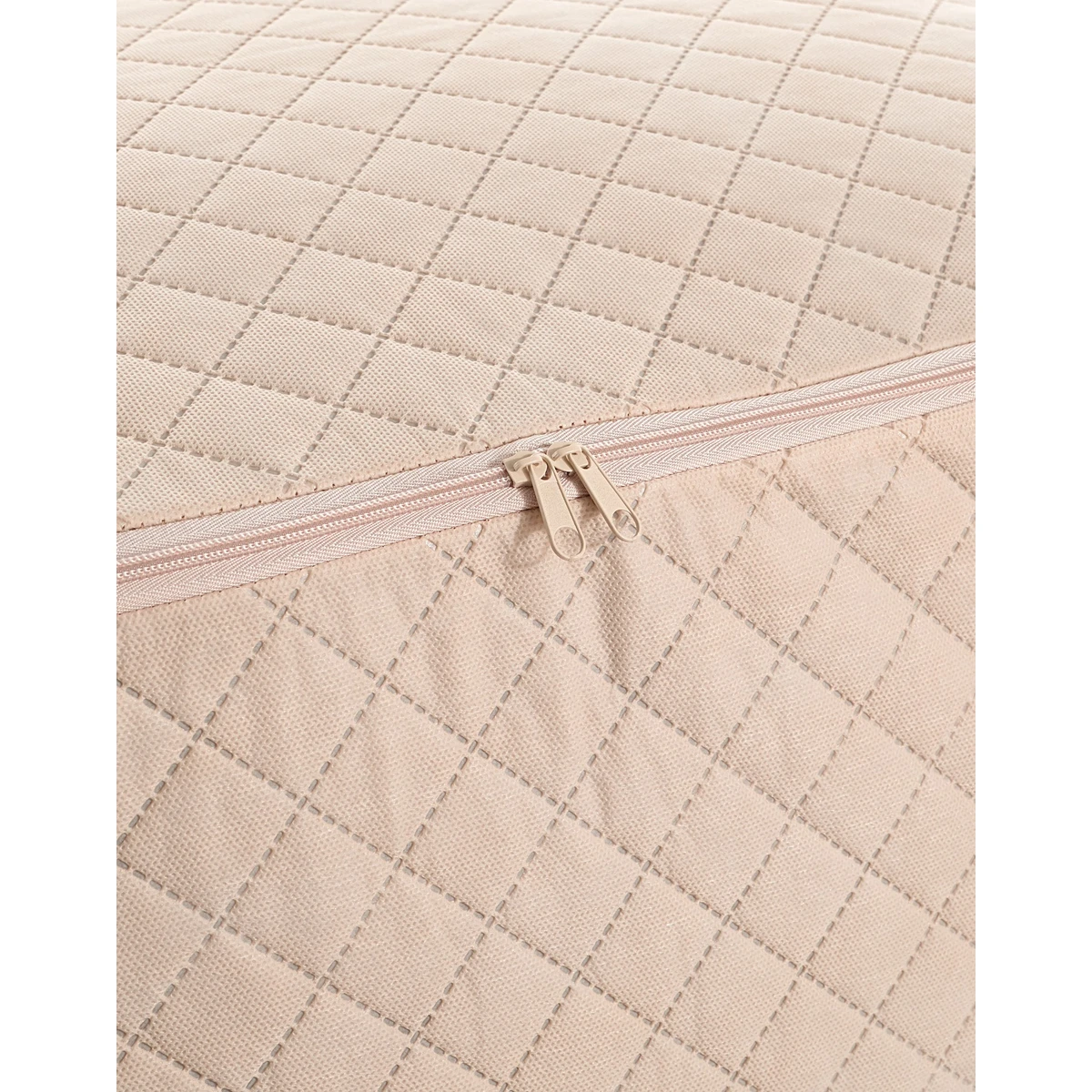 Manamo  Plain Organizer Quilted Beige 70x46x46 cm