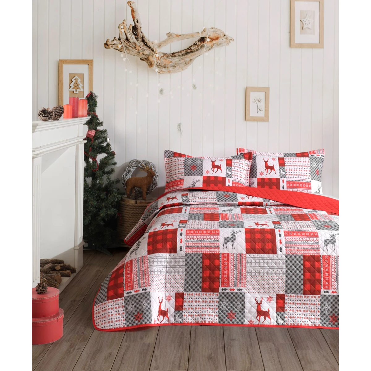 Manamo Christmas Bed Cover  Set 160x230   