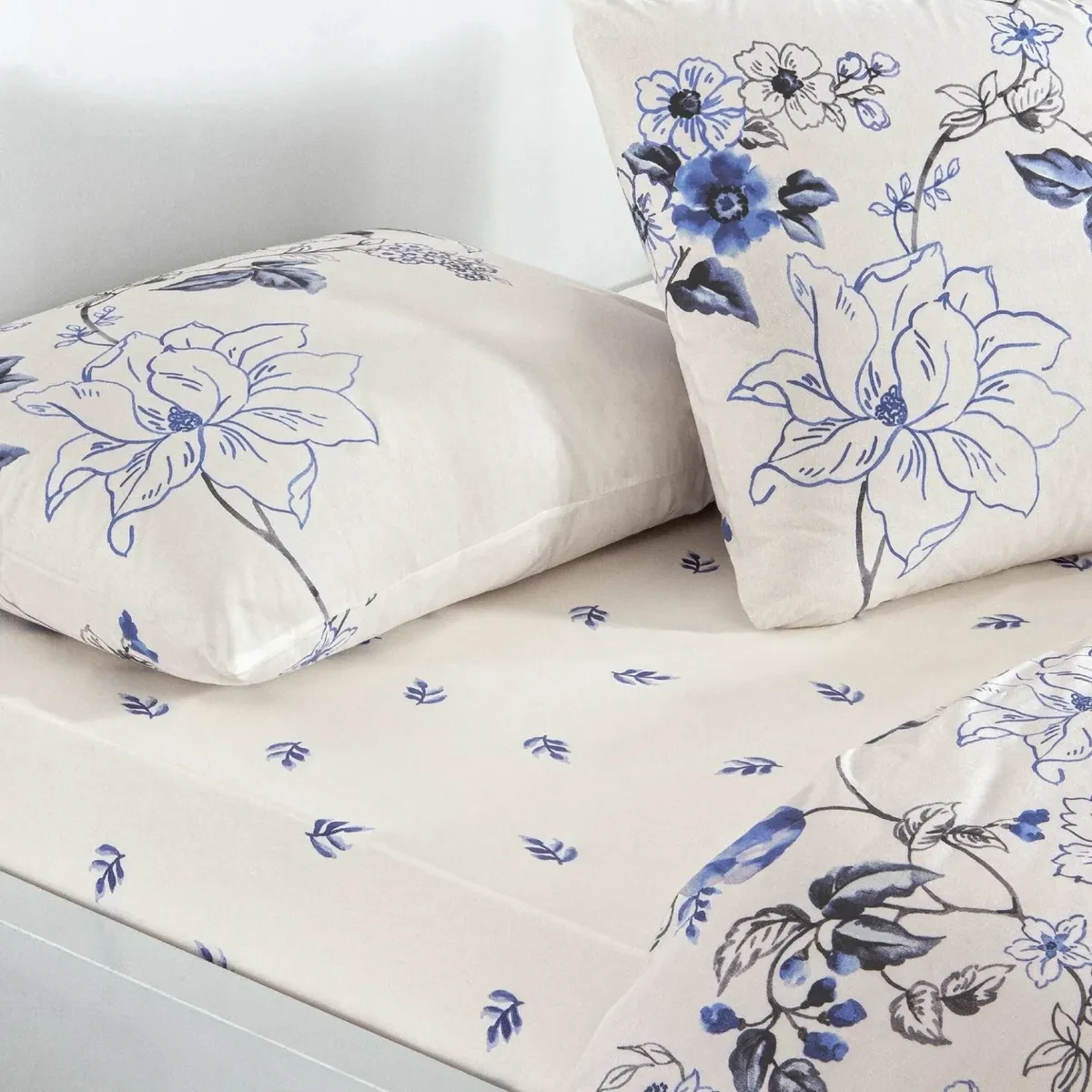 TAC Luna Ranforce Bed Linen Set Double Size 200x220+240x260+50x70(2pc) cm  