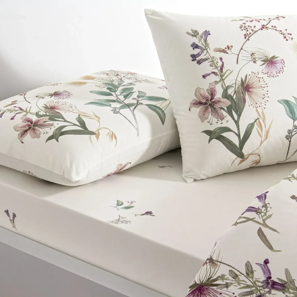 TAC Elowen Ranforce Bed Linen Set Double Size 200x220+240x260+50x70(2pc) cm   