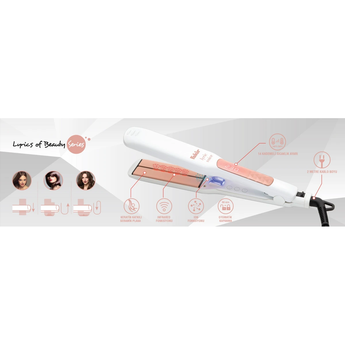 Fakir Lyric Voice Hair Straightener 