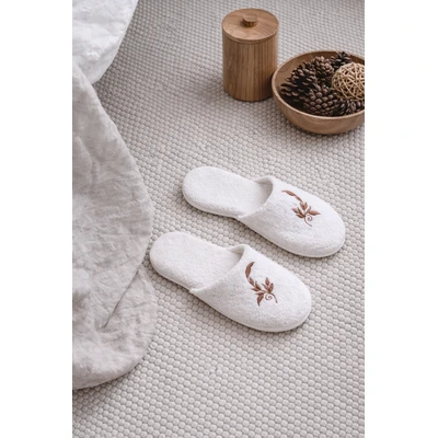 Manamo Elain Slipper Cotton Ecru 37-39