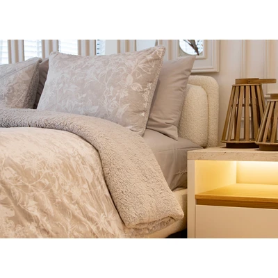 Manamo Floral Comfort Quilt set Single Size Grey 180X260+50X70 (1pc) cm 