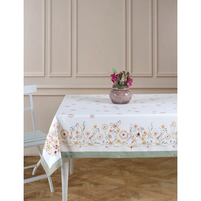 Manamo Narcis Table Cloth Digital Print Polyester  140x140 cm