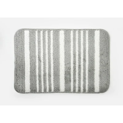 Manamo Carty Anti-slip Bath Mat Microfiber Light Grey 40x60 cm