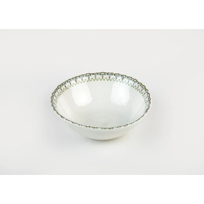 Manamo Liana Glazed Bowl Porcelain Cream  14 cm