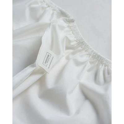 Manamo M&D Fitted Sheet Ecru 160x200   