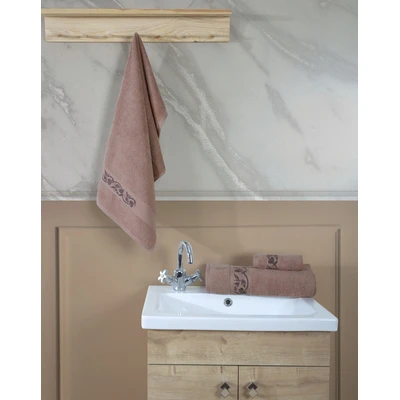 Manamo Elain Face Towel Cotton Blush 50x85 cm