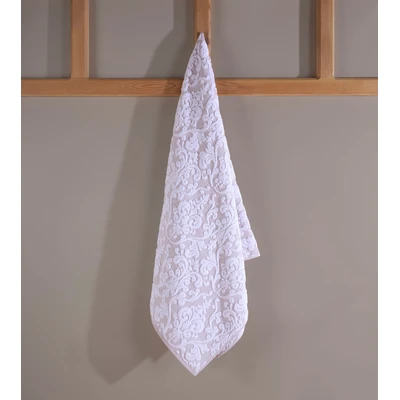 Manamo Lily Bath Towel Cotton White/Beige  70x140 cm