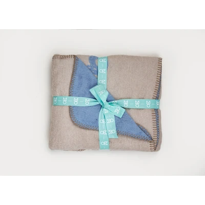 Manamo Baby Zoo Baby Blanket Cotton Acrylic Ecru  100x120 cm