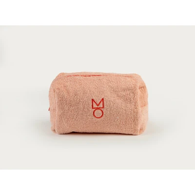 Manamo Terry Cotton Cosmetic Bag 13x20 Peach